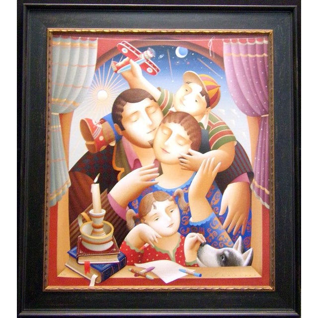 "Blessed" by Arkhipov Original Limited Edition Giclee on Canvas Image Size : 27" x 23" Framed size : 34" x 30" Edition...