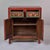 Pair of 19th Century Chinese Gansu Red-Painted Cabinets With Polychrome Floral Decoration For Sale - Image 10 of 13