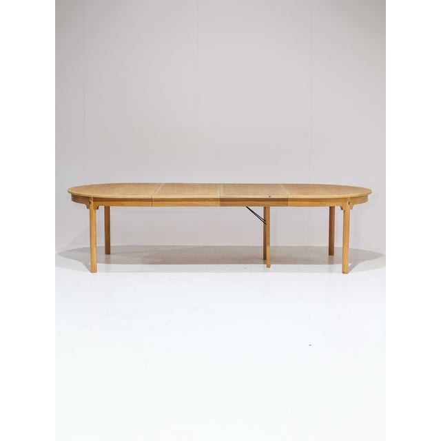 Extendable Oval Øresund Dining Table in Oak by Børge Mogensen for Karl Andersson & Söner, 1960s For Sale - Image 14 of 18