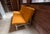 Mid-Century Modern 1960s Florence Knoll Style Mid Century Modern 3-Seat Orange Sofa. MCM For Sale - Image 3 of 7