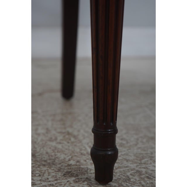 Set of 8 Antique Sheraton Mahogany Dining Room Armchairs For Sale - Image 14 of 18