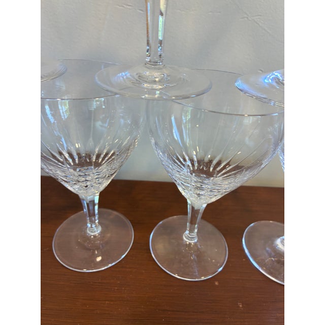 Vintage Josair Germany Crystal Water Glasses -Set of 10 For Sale - Image 9 of 10
