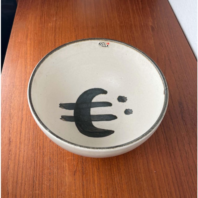 Mid-Century Modern Danish Studio Pottery Bowl by Aksel Larsen for Axella, 1960s For Sale - Image 12 of 18
