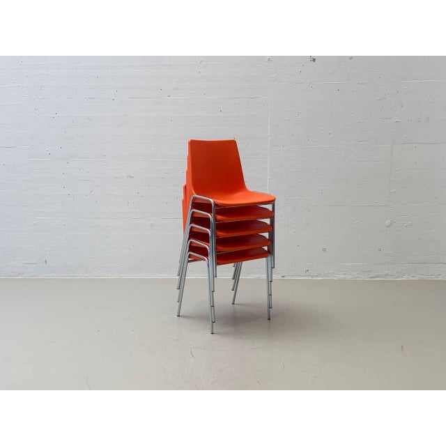Orange Space Age Chair by Wesifa, West Germany, 1970s For Sale - Image 8 of 17