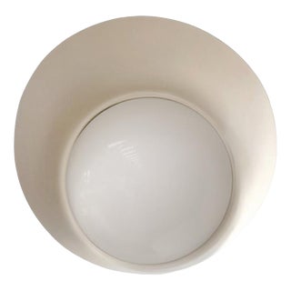 Saturn Wall Lamps in Aluminum and Opaline Glass from LYFA, Set of 2 For Sale