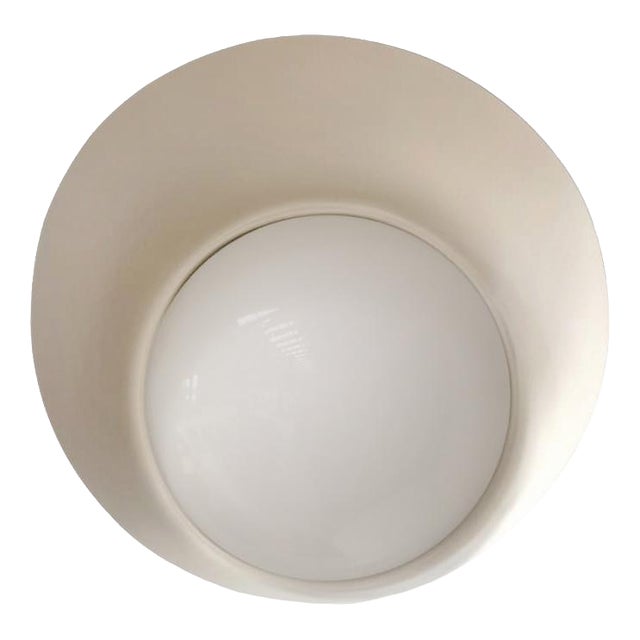 Saturn Wall Lamps in Aluminum and Opaline Glass from LYFA, Set of 2 For Sale
