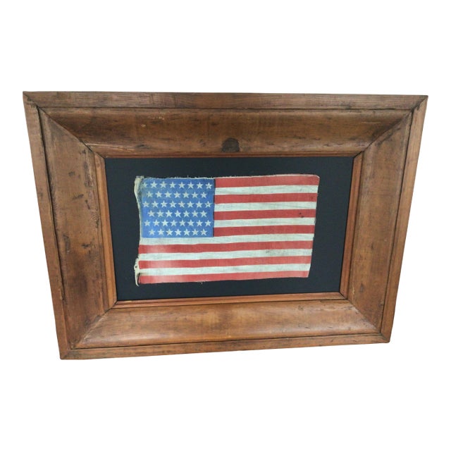 45 Star American Flag 1896- 1907 for Utah Spanish American War #101 For Sale
