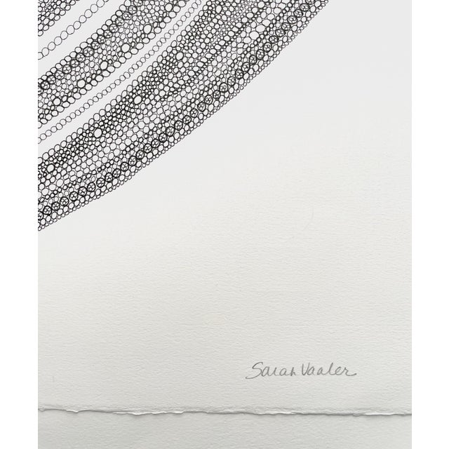 Stylized take on a crashing wave hand drawn with ink pen on paper by artist Sarah Vaaler. Upon close inspection you’ll...