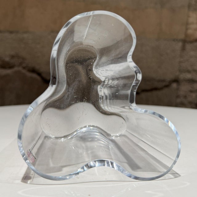 Iittala Alvar Aalto Savoy Clear Vase Scandinavian Mid-Century Modern For Sale - Image 10 of 11