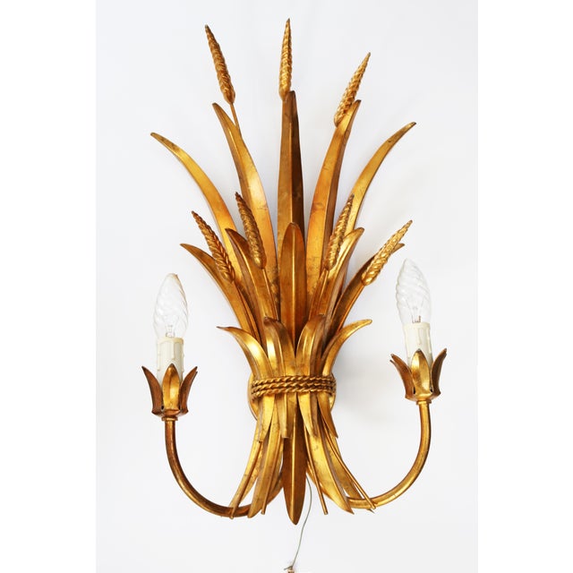 Large Hollywood Regency Wall Lamp by Hans Kögl, 1970s For Sale - Image 6 of 6