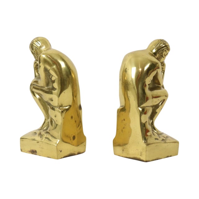 Italian Brass Bookends, 1960s, Set of 2 For Sale - Image 9 of 13