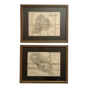 Set of Two 1890 Austrian Empire Maps: Schneeberges & Rax Alpe Regions
