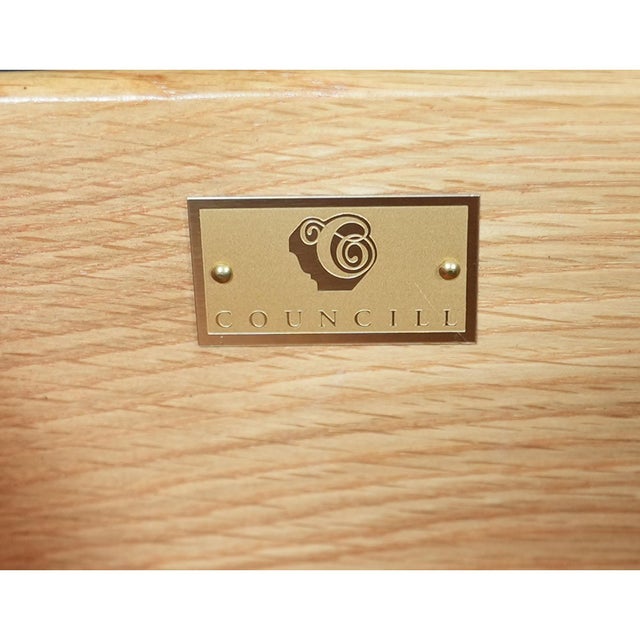 1990s Councill Vintage Inlaid Mahogany Sideboard For Sale - Image 16 of 17