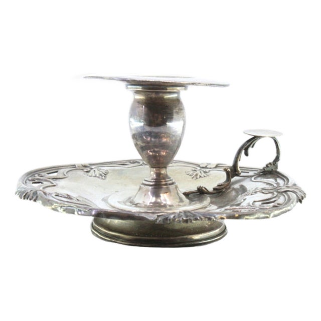 Silver Paddle with Trimmed Edges For Sale