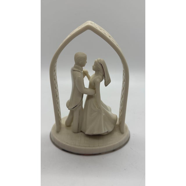 Lenox Wedding Promises Forever Yours Bride & Groom Cake Topper For Sale In Pittsburgh - Image 6 of 9