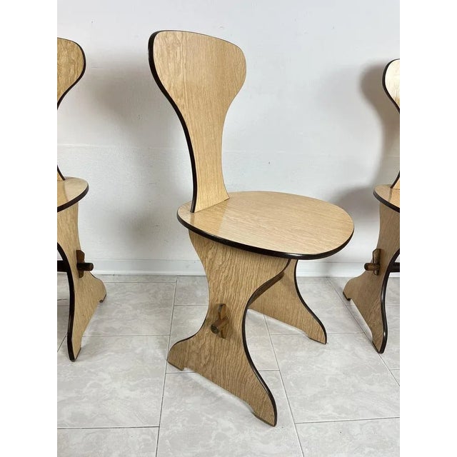 Mid-Century Italian Chairs, 1960s, Set of 6 For Sale - Image 6 of 12