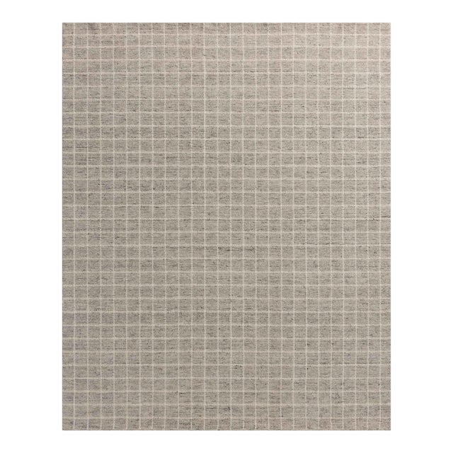 Amber Lewis x Loloi Cedar Grey / Ivory 9'-6" x 13'-6" Area Rug For Sale