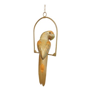 Large Brass Sergio Bustamante Style Parrot For Sale