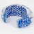 2000 - 2009 Christophe Gallard Massive Lucite Bracelet with Blue and Gold Decor For Sale - Image 5 of 9