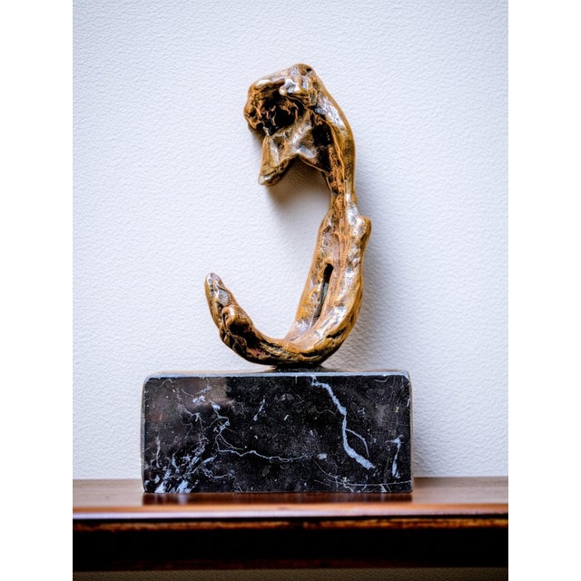Salvador Dali, Angel of Victory, 1970, Bronze and Marble For Sale - Image 3 of 11