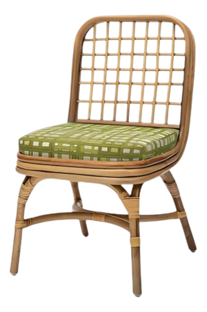 Annka Chair in Stained Rattan by Popus Editions