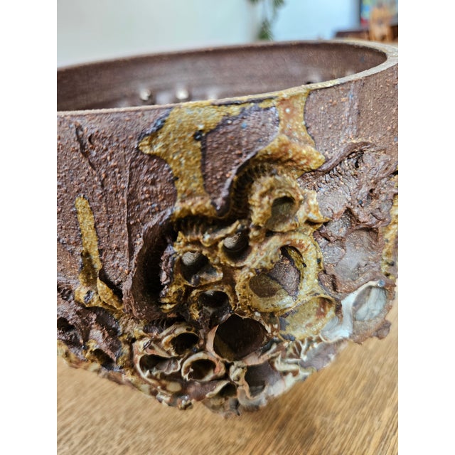 Danish Brutalist Studio Pottery Works by Bodil Marie Nielsen, Denmark, 1960s-1970s, Set of 4 For Sale - Image 13 of 14