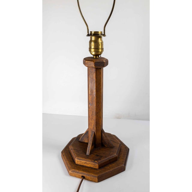 We are selling this great looking American Arts & Crafts style lamp base. This lamp base has very simple elegant...