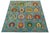 2020s Contemporary Vibrant Oushak-Style Hand-Knotted Turquoise & Jewel-Tone Wool Rug For Sale - Image 5 of 12