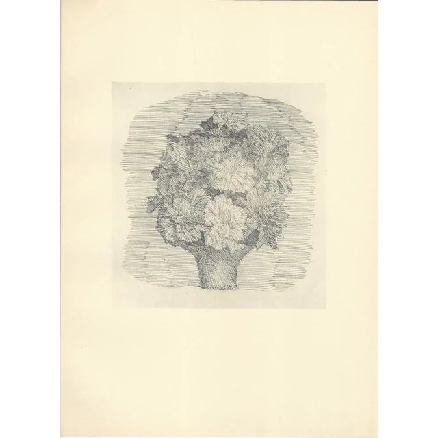 Giorgio Morandi, Zinnias in a Vase, 1957, Lithograph For Sale - Image 7 of 9
