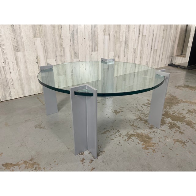 Metal Leon Rosen for Pace Cocktail Table For Sale - Image 7 of 13