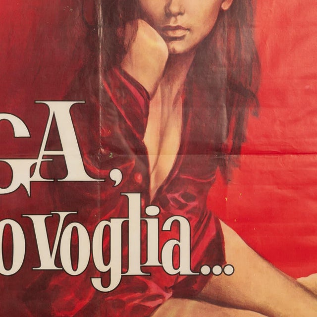 Vintage Italian Film Poster for Inga, 1971 For Sale - Image 4 of 18