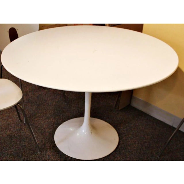 Vintage Tulip style Round Dining Table Circa 1960s Stunning piece of décor Extremely are find One of a kind Metal...