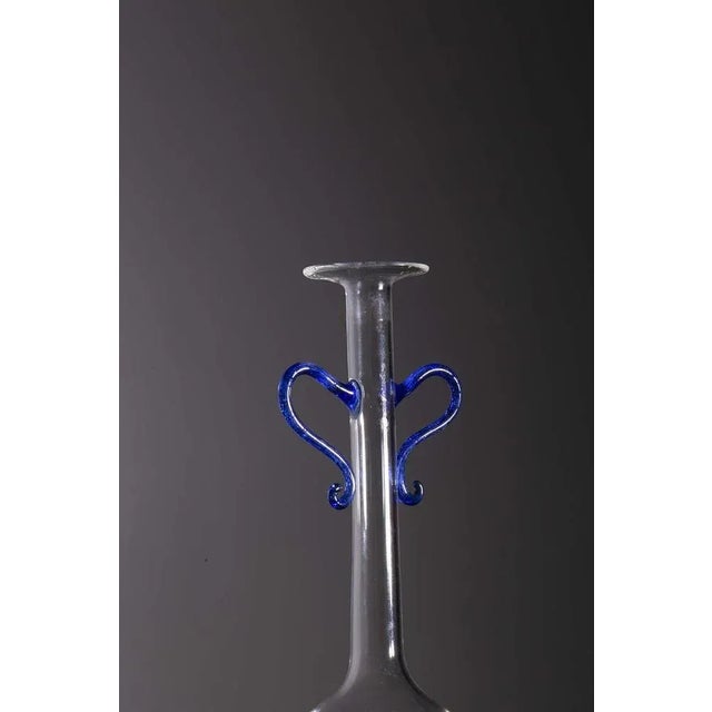 Vintage Italian Murano Blown Glass Vase For Sale - Image 6 of 8