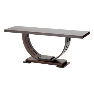 Amos Salon Solid Wood Console Table For Sale