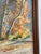 1990s Large Autumn Landscape Oil Pastel by Werner P. De Montaune, 1998 – Framed Expressive Art For Sale - Image 5 of 18