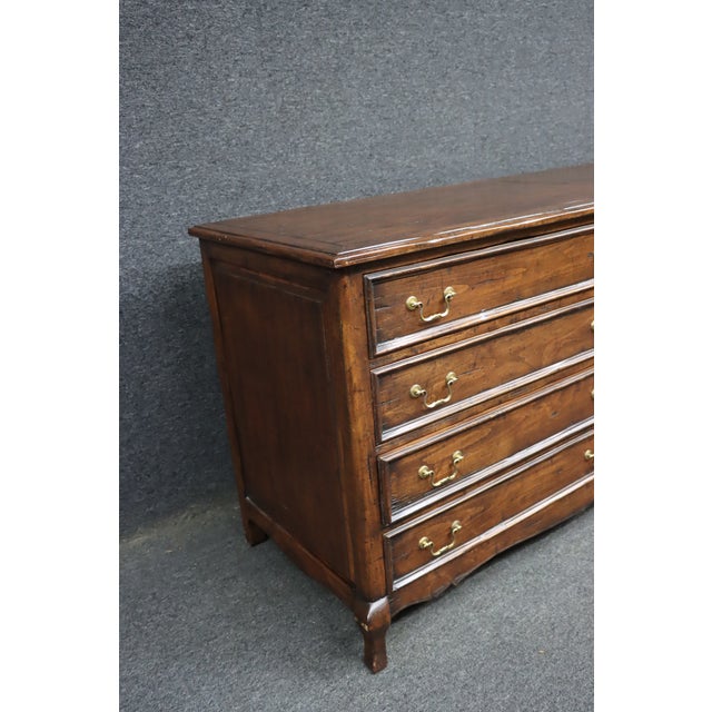 Guy Haddock Country French Cherry Eight Drawer Dresser For Sale - Image 9 of 15