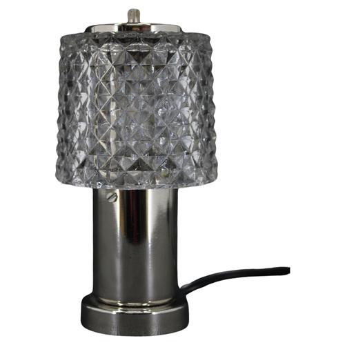 Glass Table Lamp from Kamenicky Senov, Former Czechoslovakia, 1970s For Sale - Image 12 of 12
