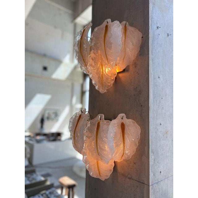 Murano Glass Wall Sconces, 1960s, Set of 2 For Sale - Image 14 of 14