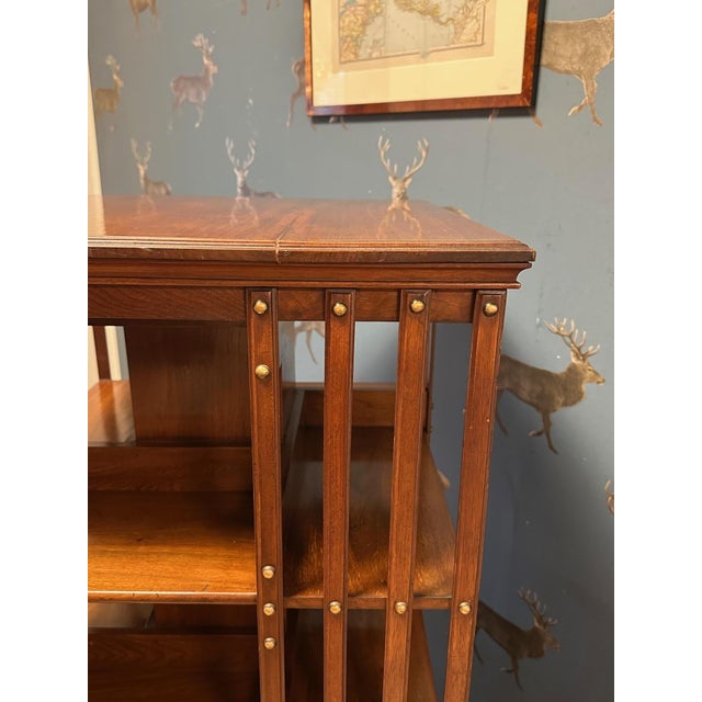 Large Revolving Bookcase, 1890s For Sale - Image 6 of 10