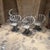 For your consideration, mid-century modern "Tulip" patio armchairs designed by Herbert Saiger for Russell Woodard around...