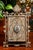Victorian Amazing Ornate Victorian Antique Anton Boehm Brass Picture Photo Frame With Painting Portrait Miniature of British Soldier For Sale - Image 3 of 13