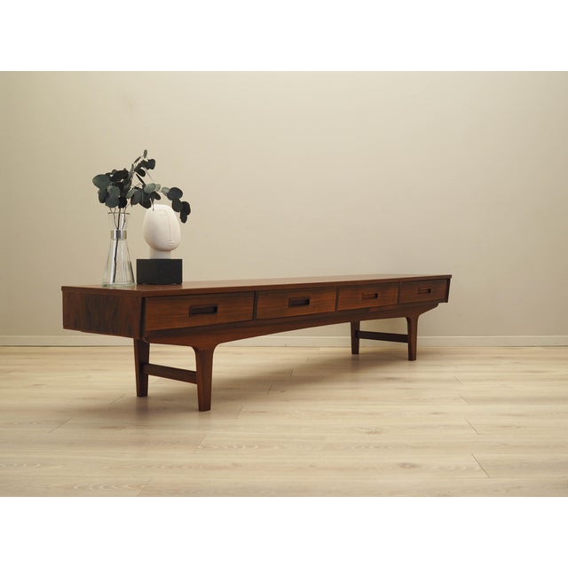 1970s Danish Walnut Lowboard, 1970s For Sale - Image 5 of 9