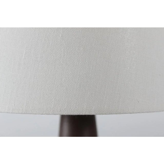 Textile Danish Ceramic Table Lamp by Einar Johansen for Søholm, 1960s For Sale - Image 7 of 10