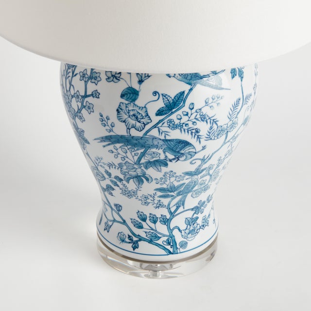 Featuring a handstamped, hand painted chinoiserie pattern on porcelain, this beautifully scaled profile is the perfect...