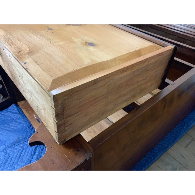 Early 19th Century Cherry Chippendale Tall Chest For Sale - Image 11 of 18