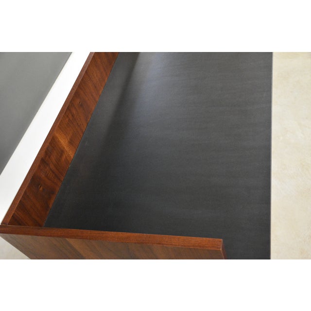 Wood 1960s efinished Walnut Bar by Milo Baughman for Directional For Sale - Image 7 of 10