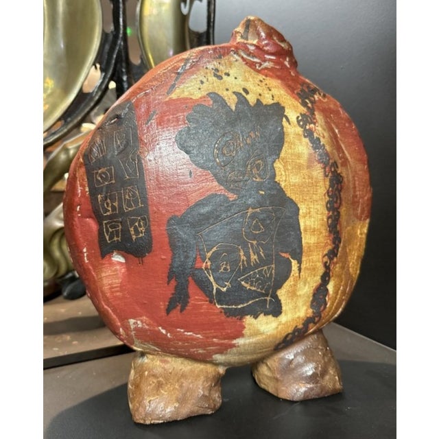 Ceramic Gourd Vase by Fred Garcia for La Borne, 1990s For Sale - Image 4 of 8