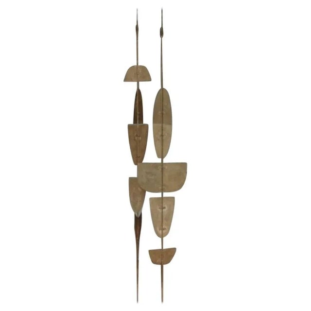 Fixings of Brass Shutters by Mylene Niedzialkowski, Set of 2 For Sale - Image 6 of 6