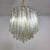 Mid-Century Italian Murano Glass 5-Tiered Chandelier with Brass Frame by Paolo Venini for Venini, 1980s For Sale - Image 6 of 14