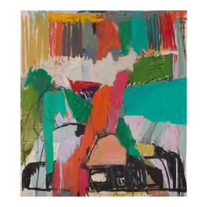 Contemporary Abstract Oil on Canvas Painting "Void" by Karl Bielik